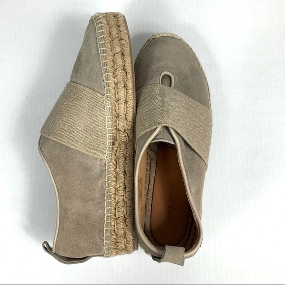 Rag & Bone Nina Suede Slip-On Espadrille - Picture 4 of 8